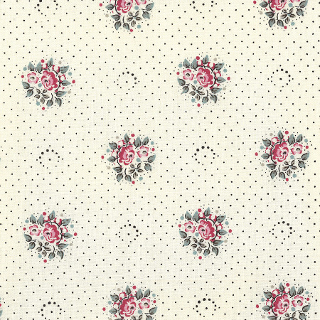 Tissu Maïanenco Ecru en 150 cm de large Les Olivades