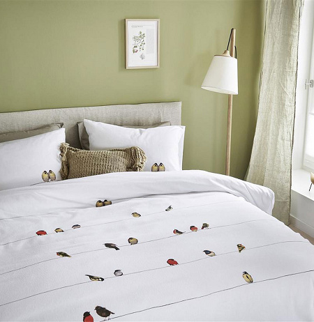 Parure de couette Tweet Multi 200×200 cm + 2 60×70 Marjo­lein Bastin