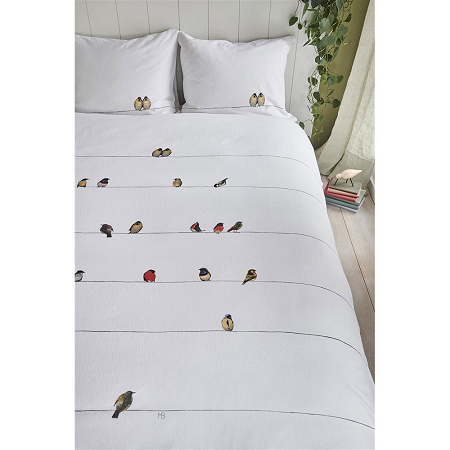 Parure de couette Tweet Multi 200×200 cm + 2 60×70 Marjo­lein Bastin