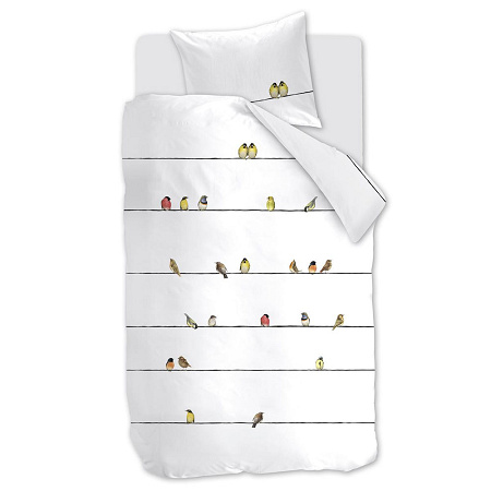 Parure de couette Tweet Multi 200×200 cm + 2 60×70 Marjo­lein Bastin