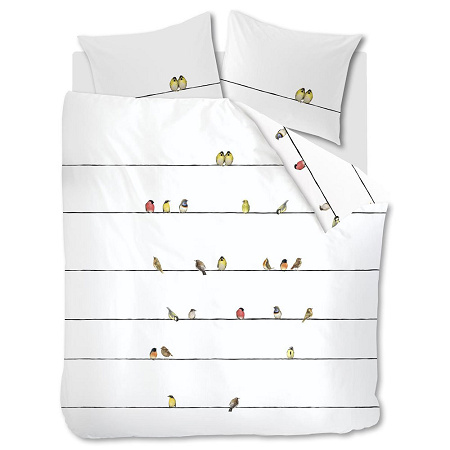 Parure de couette Tweet Multi 200×200 cm + 2 60×70 Marjo­lein Bastin