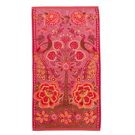 Drap de plage Jungle Garden Pink 100×180 cm Pip Studio