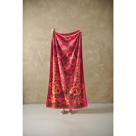 Drap de plage Jungle Garden Pink 100×180 cm Pip Studio