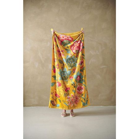 Drap de plage Sunny Side Up Yellow 100×180 cm Pip Studio