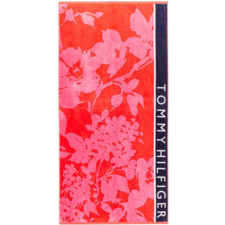 Drap de plage Cap Cod Papaya 90×180 cm Tommy Hilfi­ger