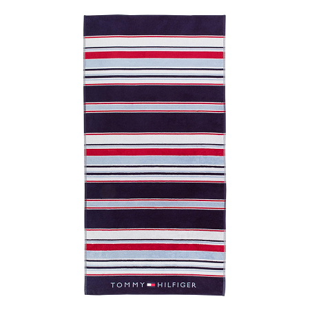 Drap de plage Iconic Navy 90×180 cm Tommy Hilfi­ger