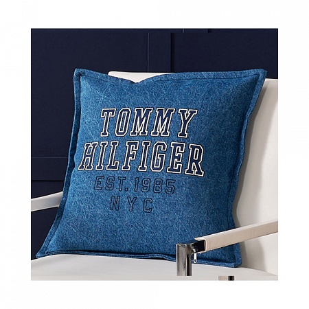 Housse de Cous­sin Bowery Blue 40×40 cm Tommy Hilfi­ger