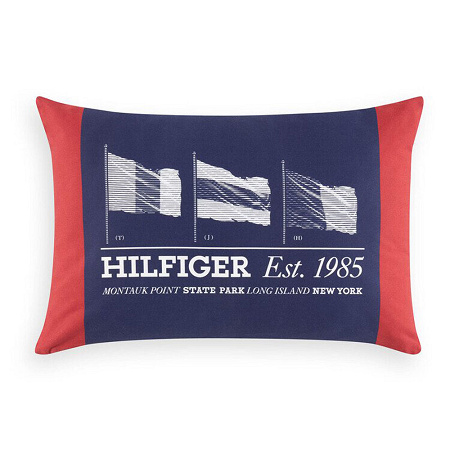 Housse de cous­sin Nautic Flags Navy 40×60 cm Tommy Hilfi­ger