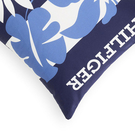 Housse de cous­sin Tropi­cal Escape Navy 40×40 cm Tommy Hilfi­ger