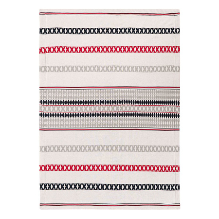 Plaid Holi­day Sherpa Ivoire 130×170 cm Tommy Hilfi­ger