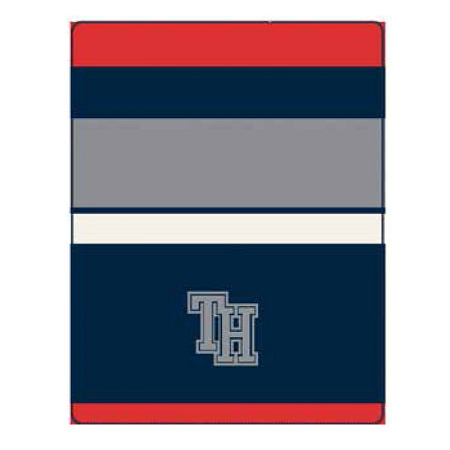 Plaid TH Initial Navy 145×170 cm Tommy Hilfi­ger