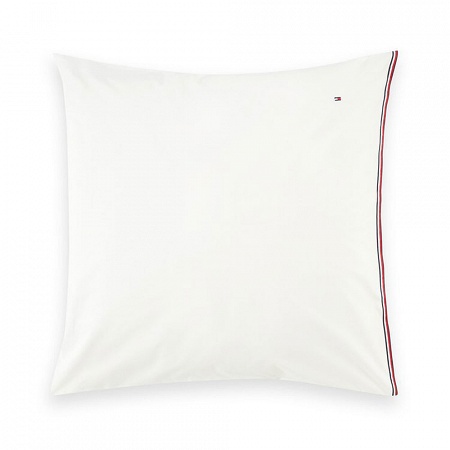Taies d’oreiller TH Ribbon White 65×65 cm Tommy Hilfi­ger
