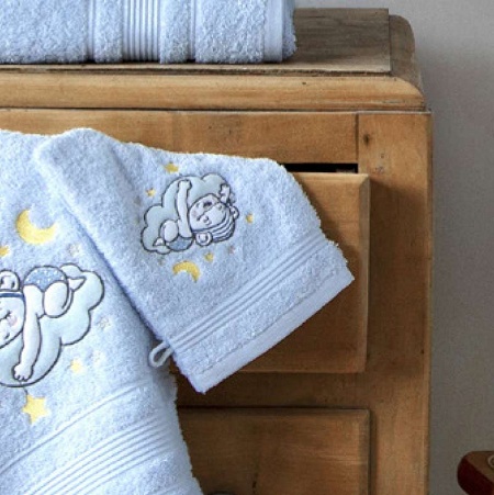 6 gants de toilette Katy 16×22 cm Tradi­tion des Vosges
