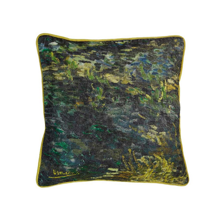 Cous­sin Pinceau vert 45×45 cm Van Gogh